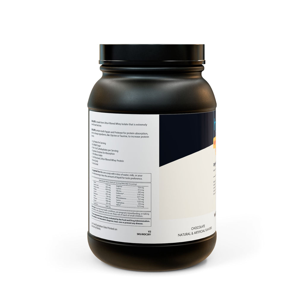 Whey Isolate Protein Supplement (907g, 2lb)