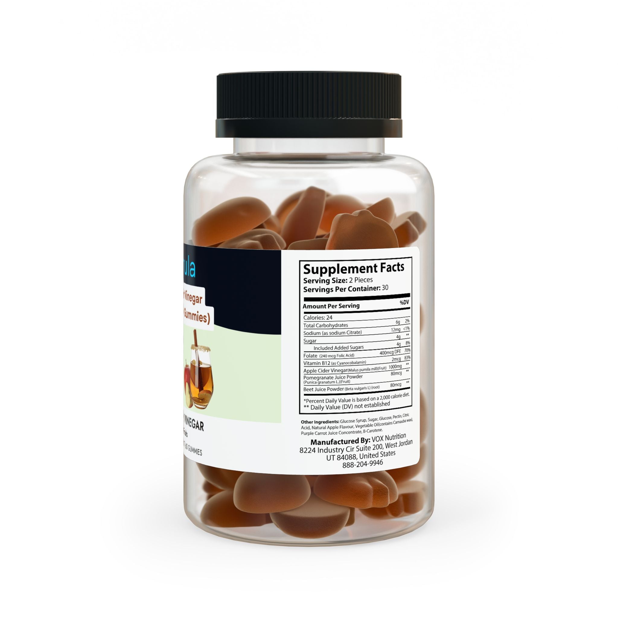 Apple Cider Vinegar Gummies (60 Gummies)