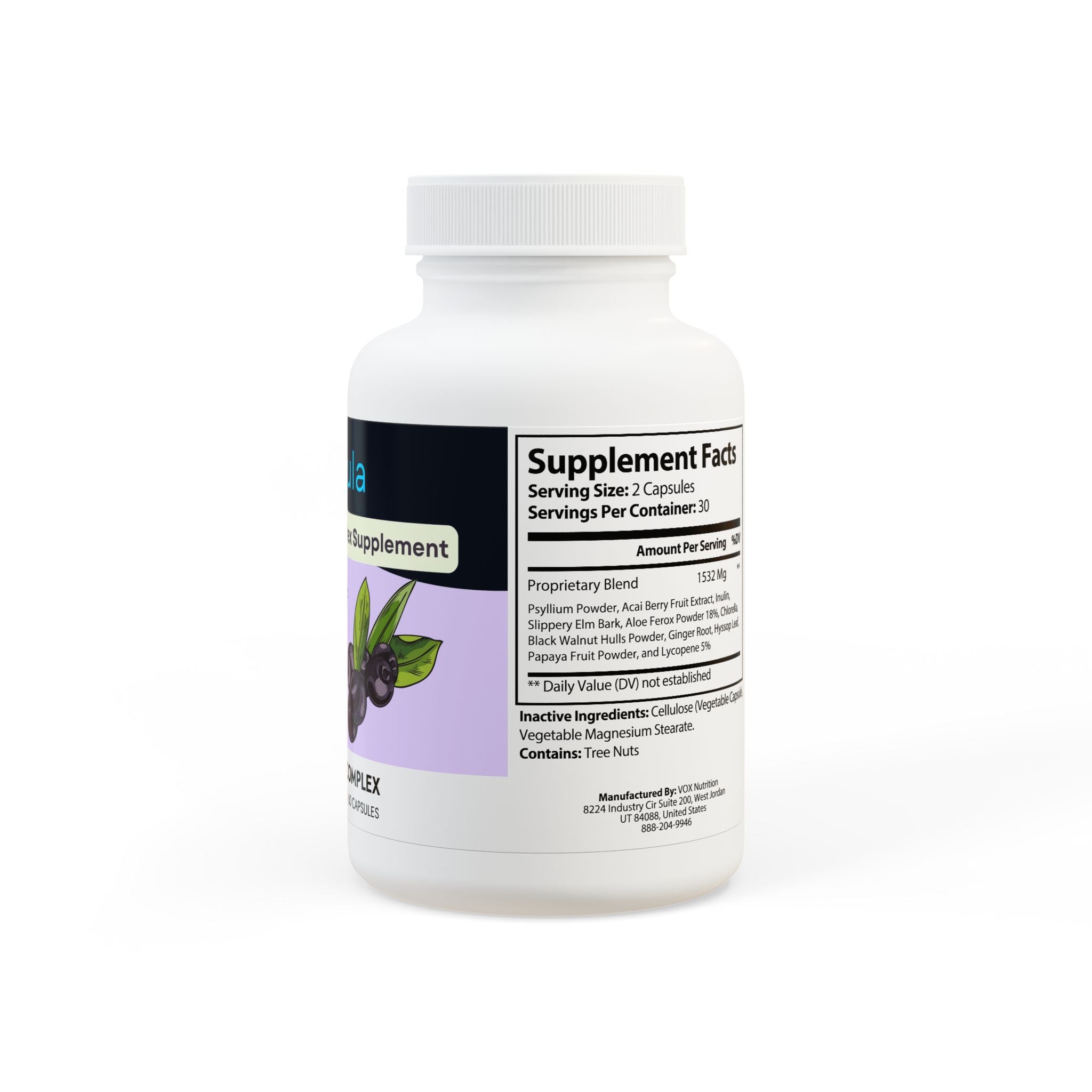 Acai Berry Complex Supplement (60 Capsules)