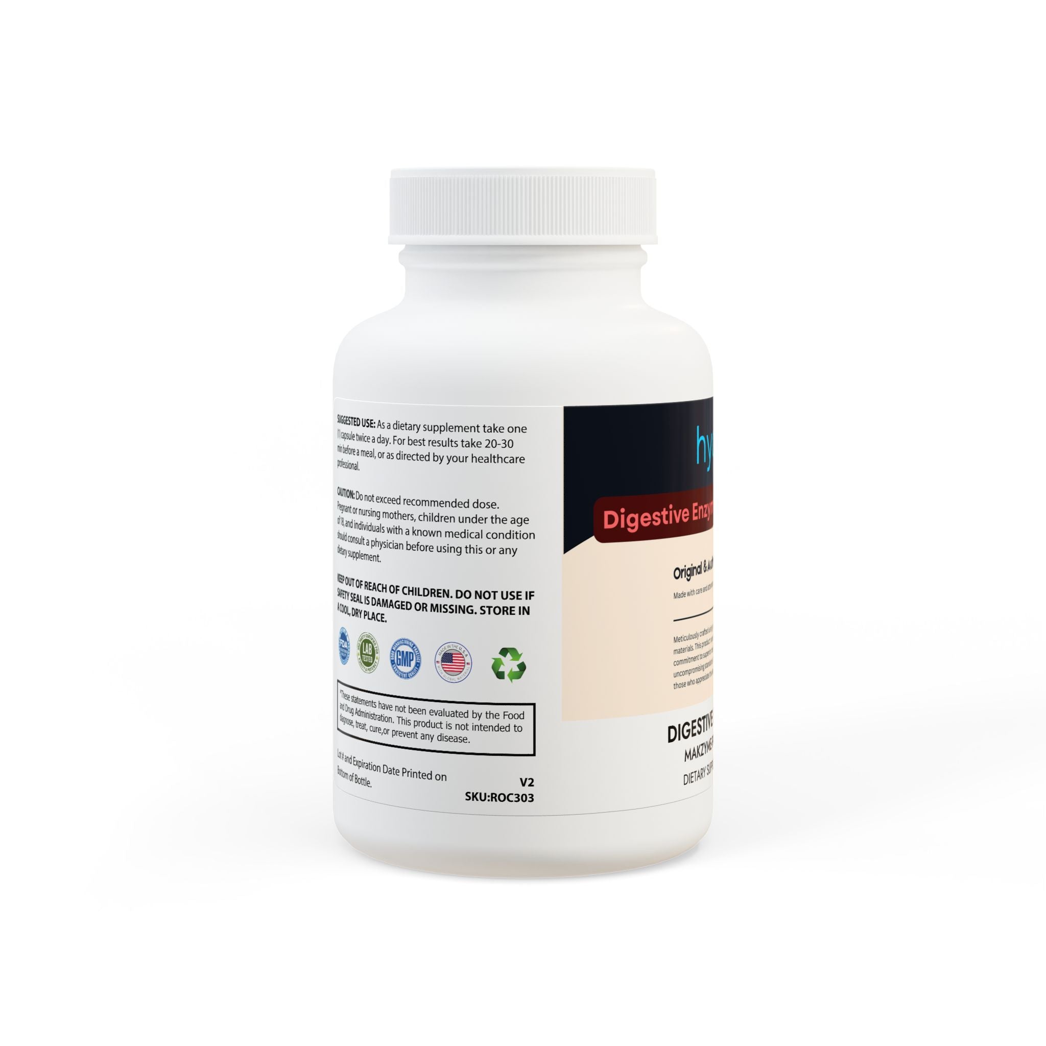 Digestive Enzyme Blend Supplement (60 Capsules)
