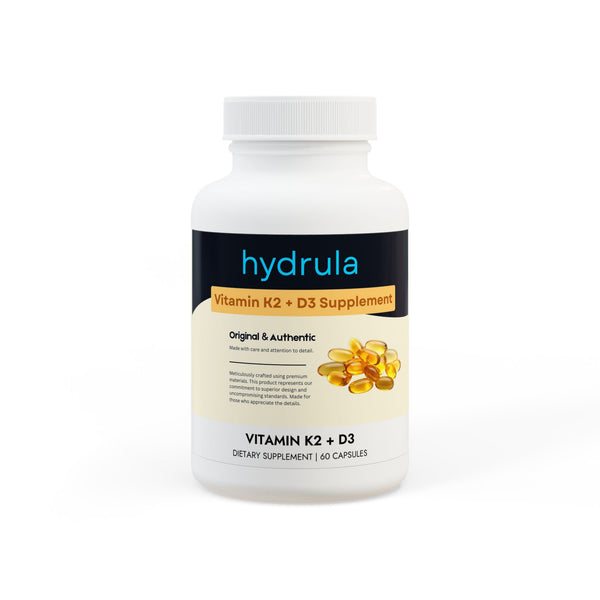 Vitamin K2 + D3 Supplement (60 Capsules)